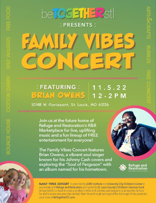 BeTogether Family Vibes Concert featuring Brian Owens