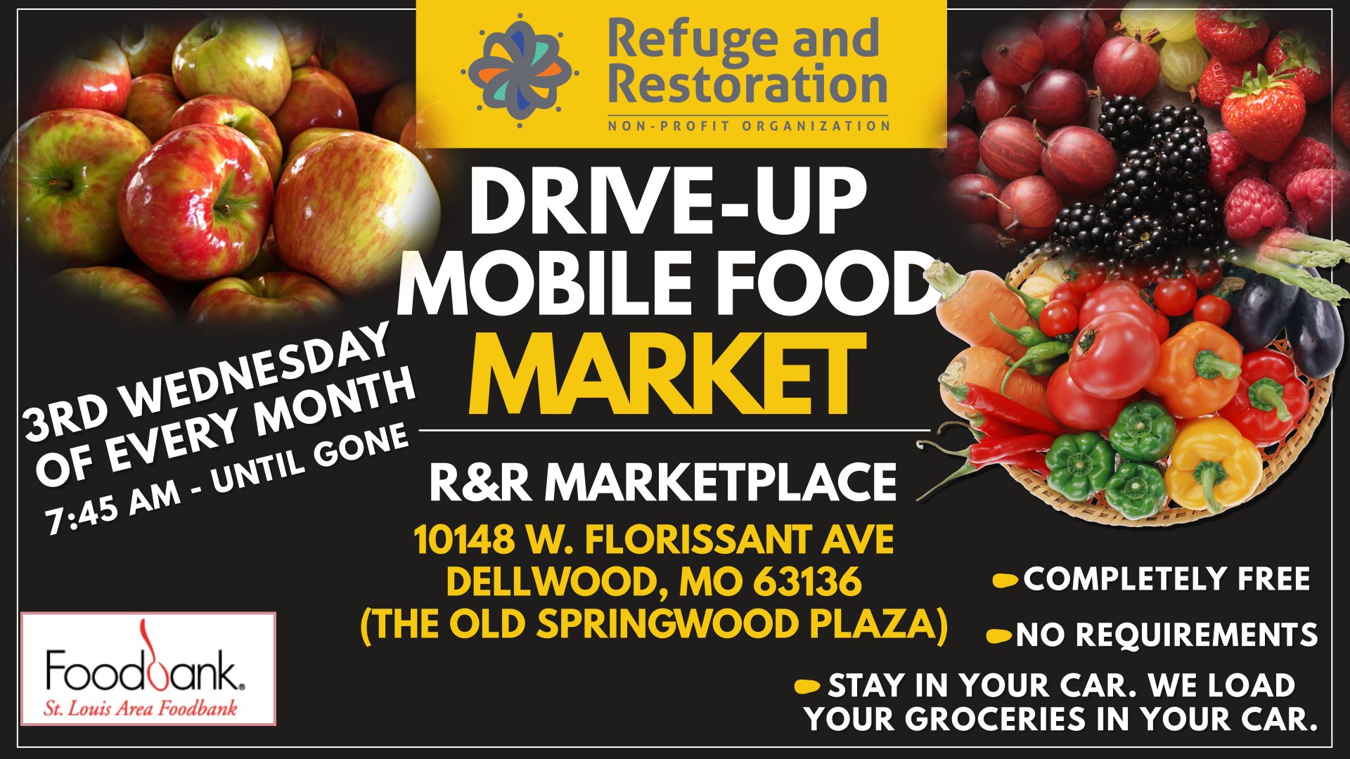 *New Time* for Free Mobile Food Market!